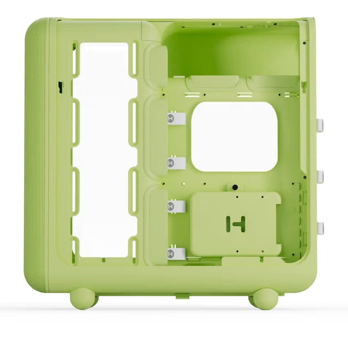 Gabinete Gamer Hyte X50 Matcha Milk, Mid Tower, Vidro Temperado, ATX, Sem Fans, Verde, CS-HYTE-X50G-MM