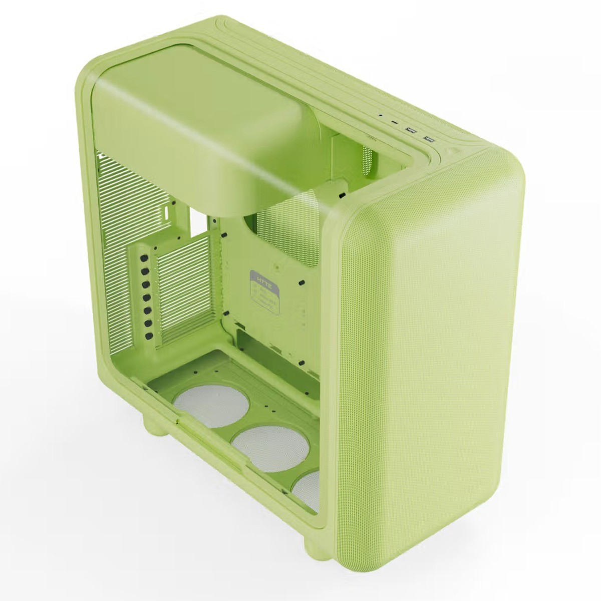 Gabinete Gamer Hyte X50 Matcha Milk, Mid Tower, Vidro Temperado, ATX, Sem Fans, Verde, CS-HYTE-X50G-MM