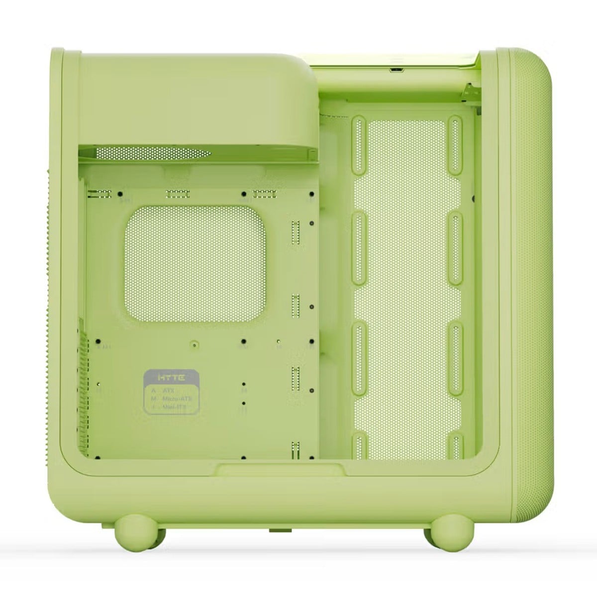 Gabinete Gamer Hyte X50 Matcha Milk, Mid Tower, Vidro Temperado, ATX, Sem Fans, Verde, CS-HYTE-X50G-MM