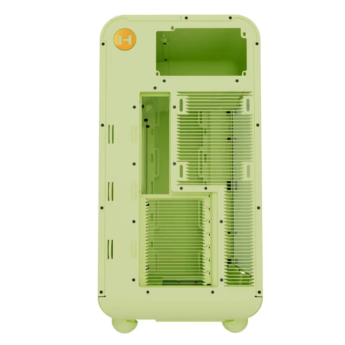 Gabinete Gamer Hyte X50 Matcha Milk, Mid Tower, Vidro Temperado, ATX, Sem Fans, Verde, CS-HYTE-X50G-MM