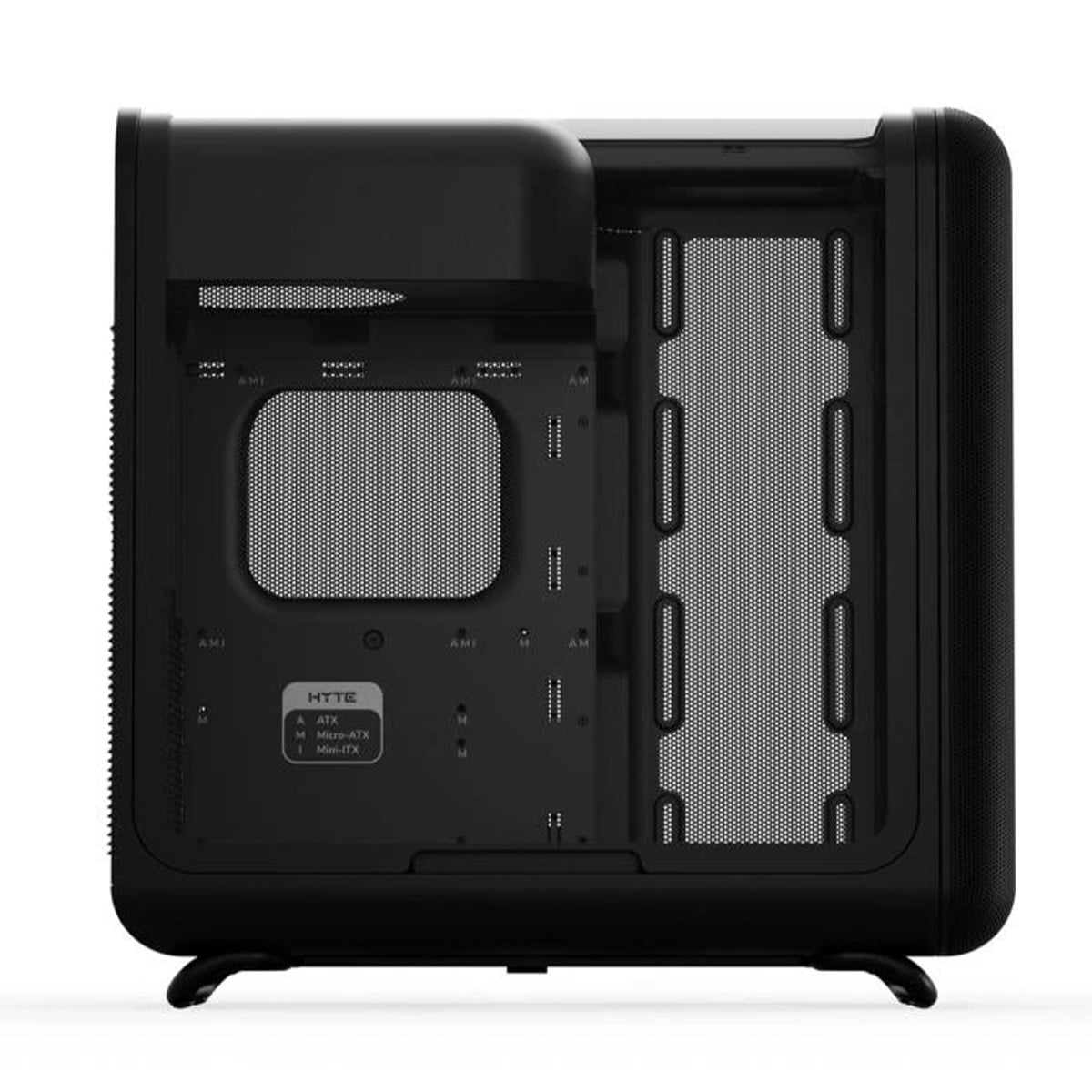 Gabinete Gamer Hyte X50 Pitch Black, Mid Tower, Vidro Temperado, ATX, Sem Fans, Preto, CS-HYTE-X50G-BB