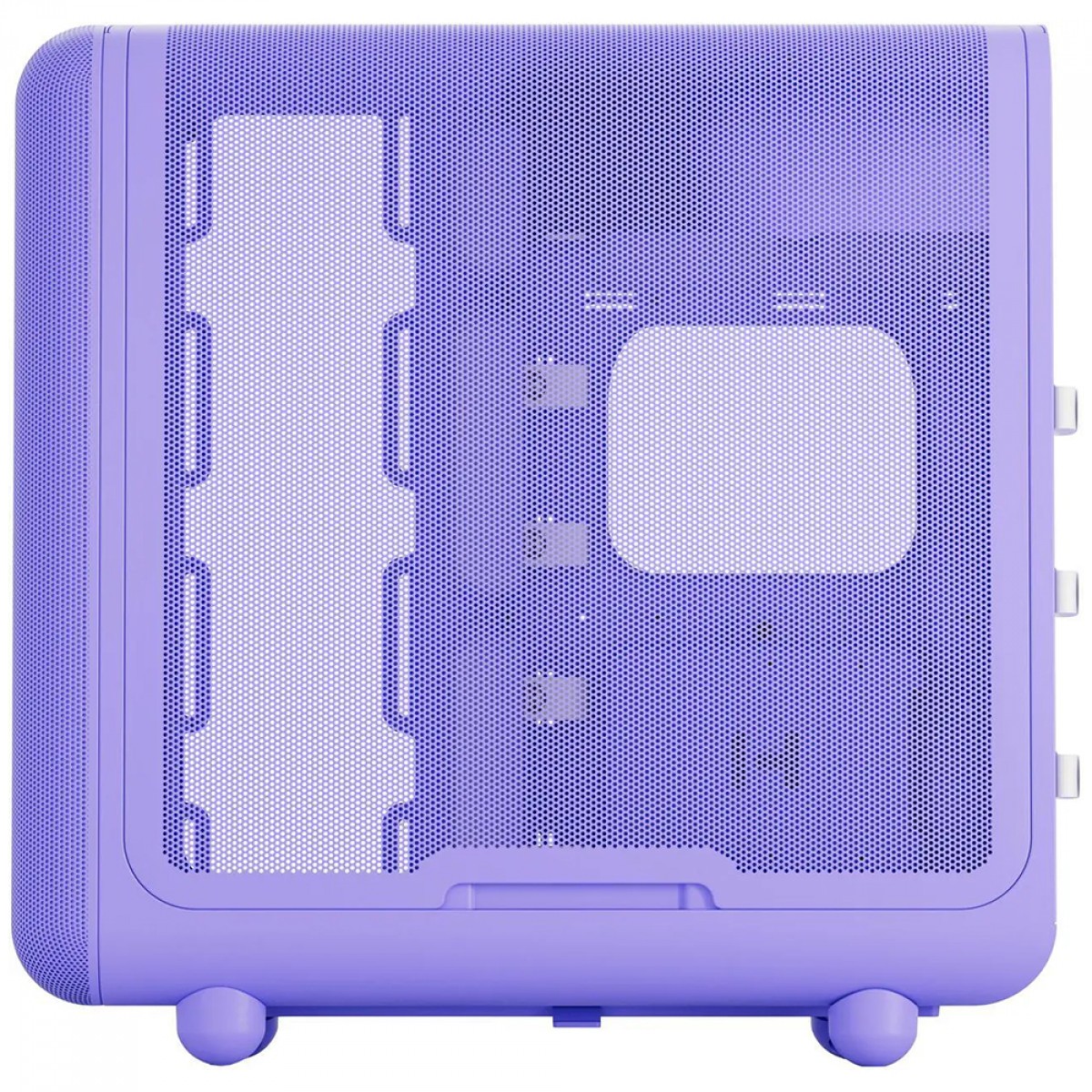 Gabinete Gamer Hyte X50 Taro Milk, Mid Tower, Vidro Temperado, EATX, Sem Fans, Roxo, CS-HYTE-X50G-TM