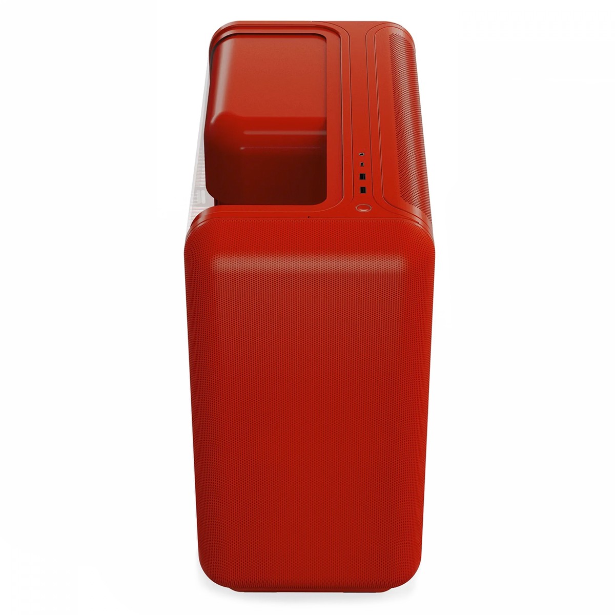 Gabinete Gamer Hyte X50 Wild Cherry, Mid Tower, Vidro Temperado, ATX, Sem Fans, Vermelho, CS-HYTE-X50G-RR