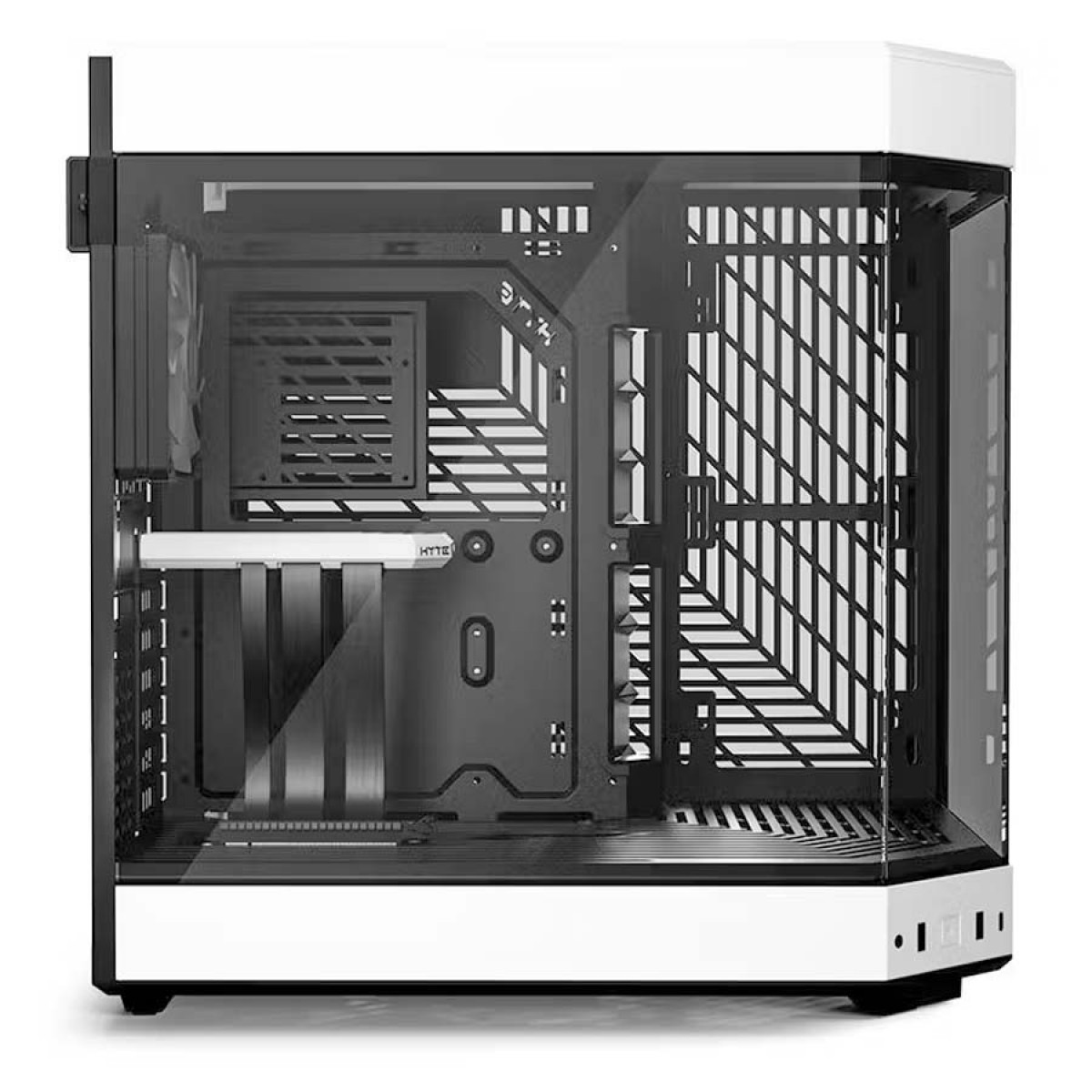 Gabinete Gamer Hyte Y60, Mid Tower, Vidro Temperado, ATX, Sem Fonte, Com 3 fans, White, CS-HYTE-Y60-BW