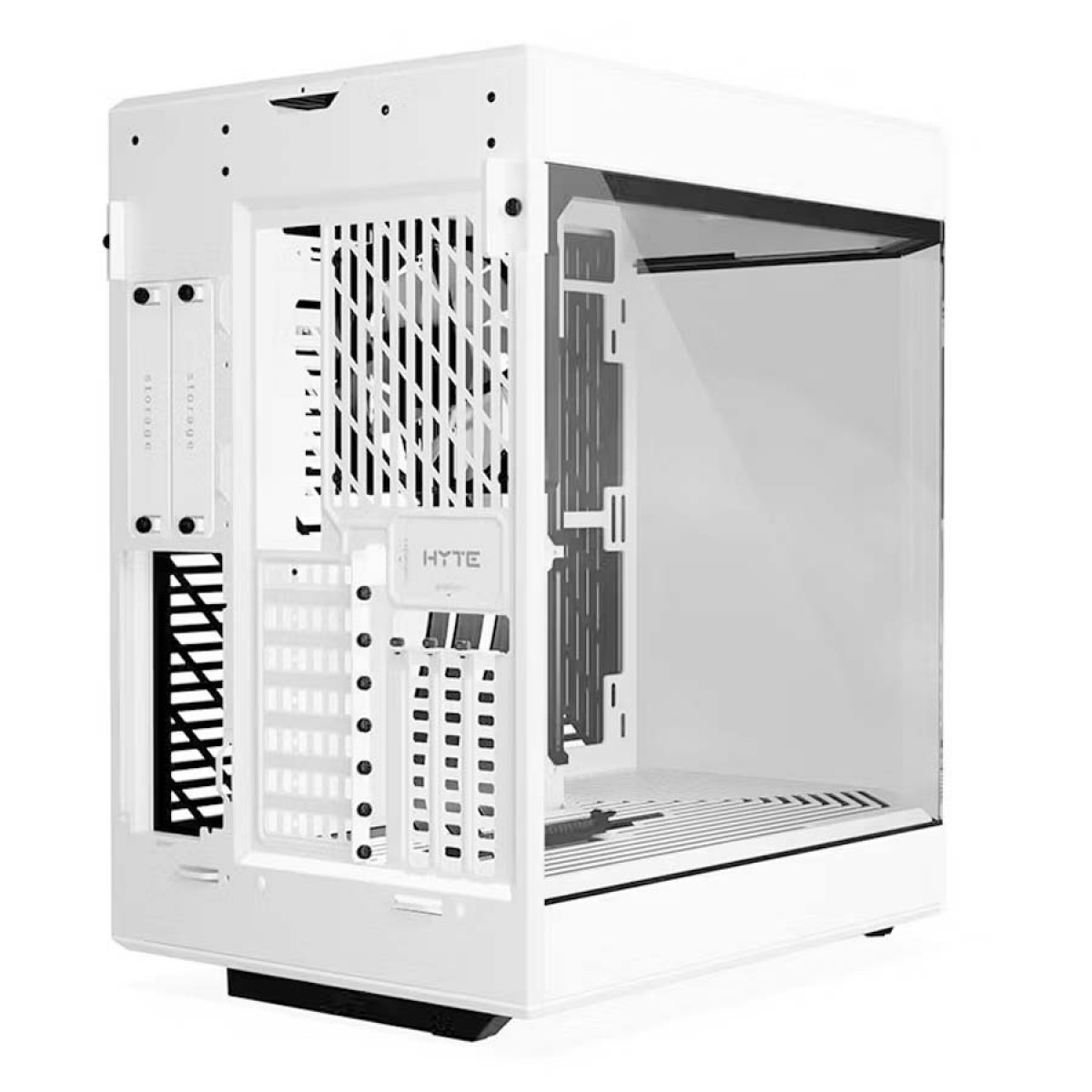 Gabinete Gamer Hyte Y60 Snow, Mid Tower, Vidro Temperado, ATX, Sem Fonte, Com 3 fans, White, CS-HYTE-Y60-WW