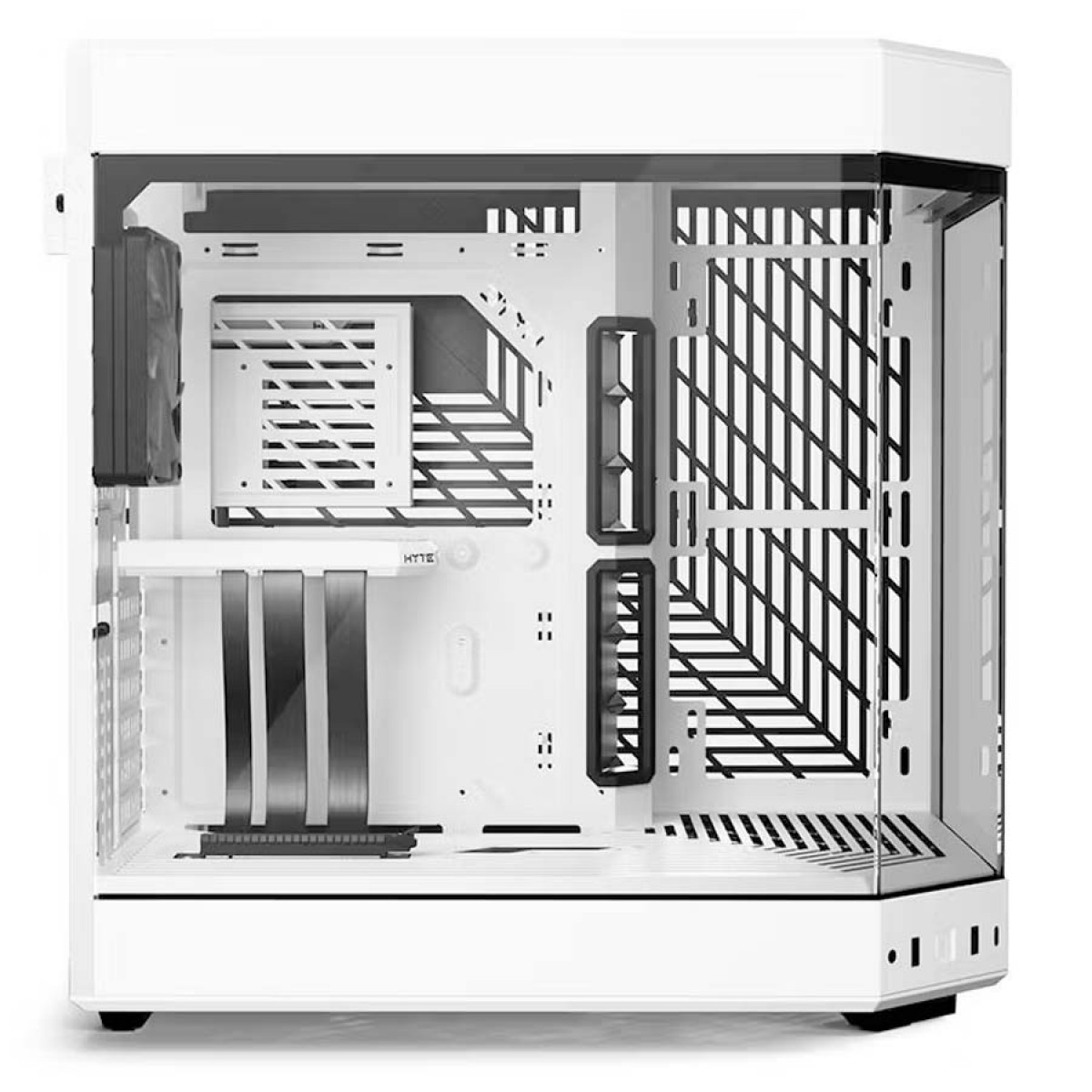 Gabinete Gamer Hyte Y60 Snow, Mid Tower, Vidro Temperado, ATX, Sem Fonte, Com 3 fans, White, CS-HYTE-Y60-WW