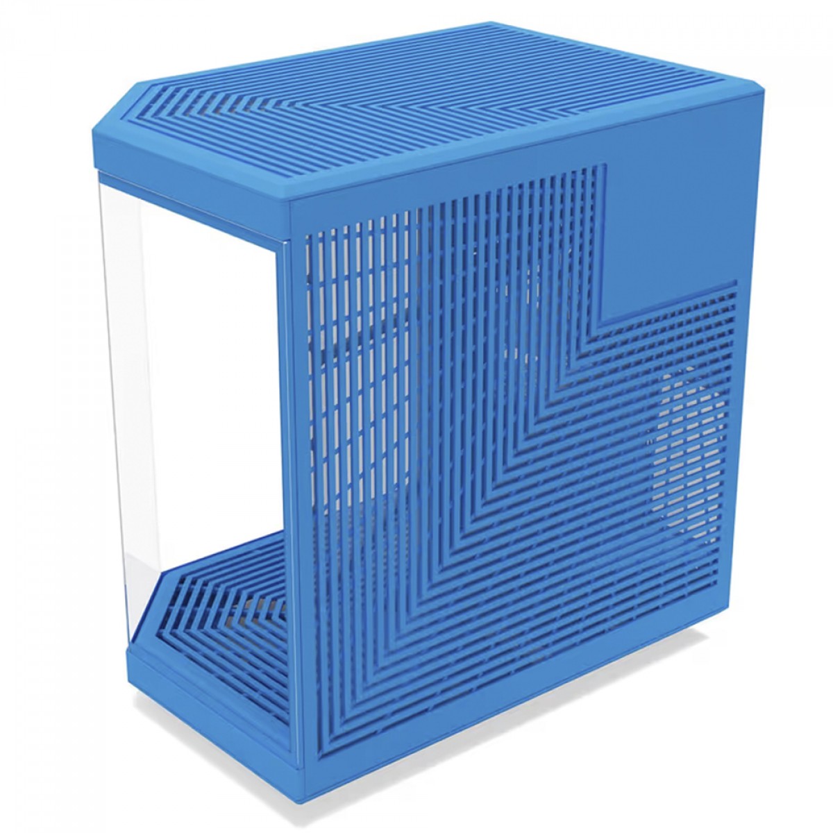 Gabinete Gamer Hyte Y70 Blueberry Milk, Mid Tower, Vidro Temperado, EATX, Sem Fans, Azul, CS-HYTE-Y70-BM