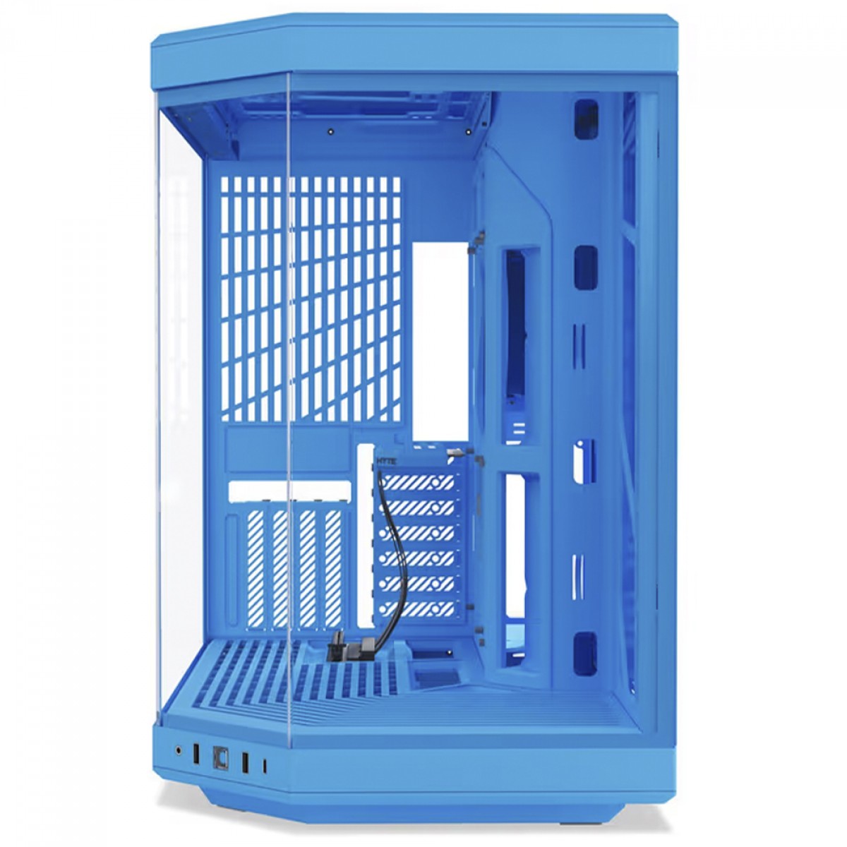 Gabinete Gamer Hyte Y70 Blueberry Milk, Mid Tower, Vidro Temperado, EATX, Sem Fans, Azul, CS-HYTE-Y70-BM