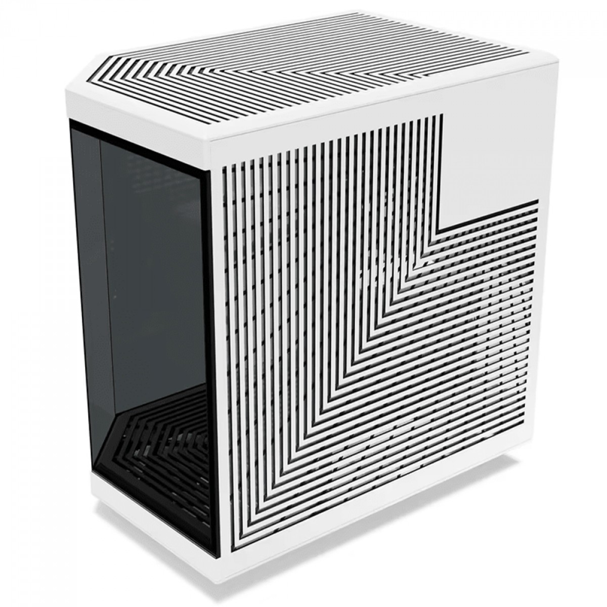 Gabinete Gamer Hyte Y70, Mid Tower, Vidro Temperado, EATX, Sem Fans, Preto e Branco, CS-HYTE-Y70-BW
