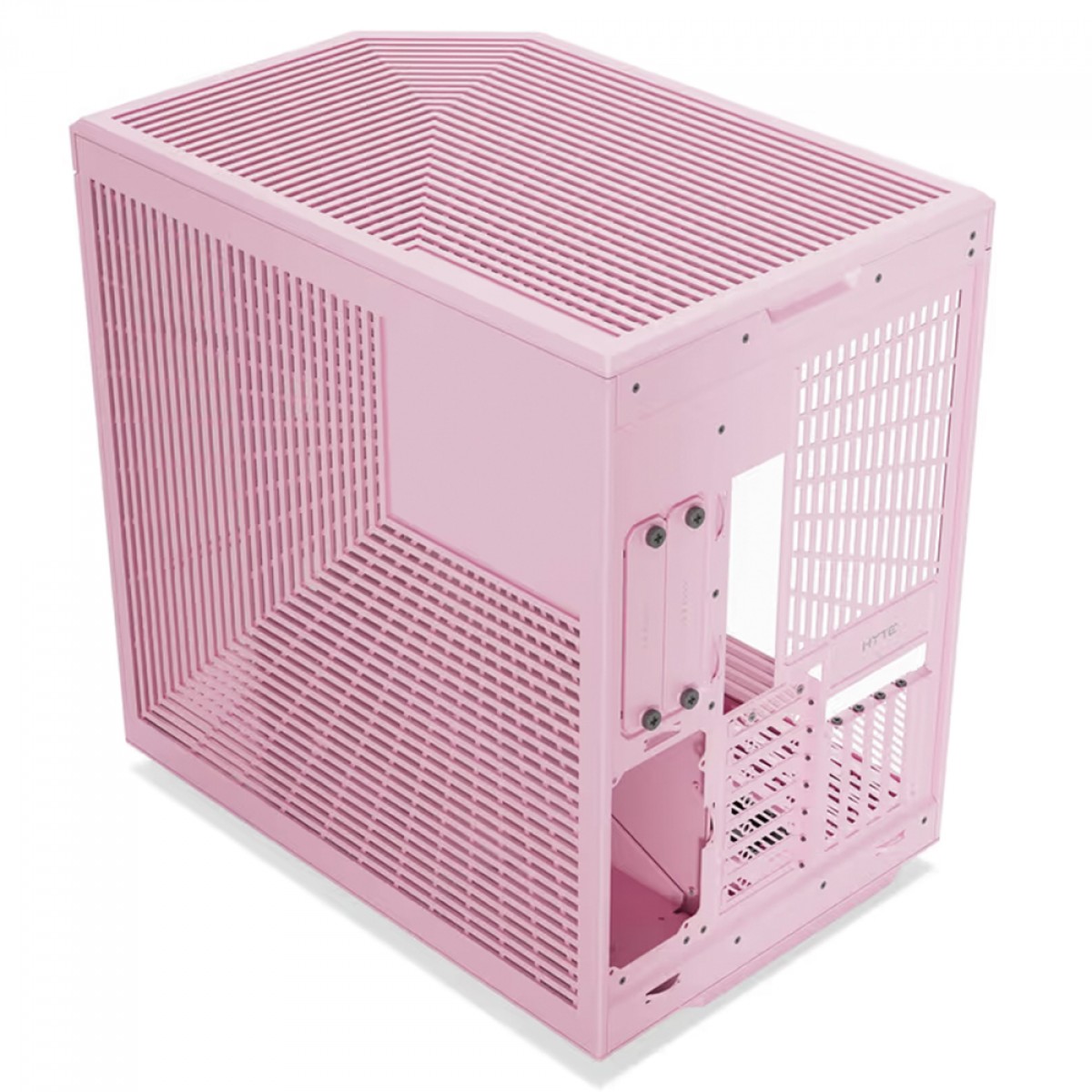Gabinete Gamer Hyte Y70 Strawberry Milk, Mid Tower, Vidro Temperado, EATX, Sem Fans, Rosa, CS-HYTE-Y70-SM
