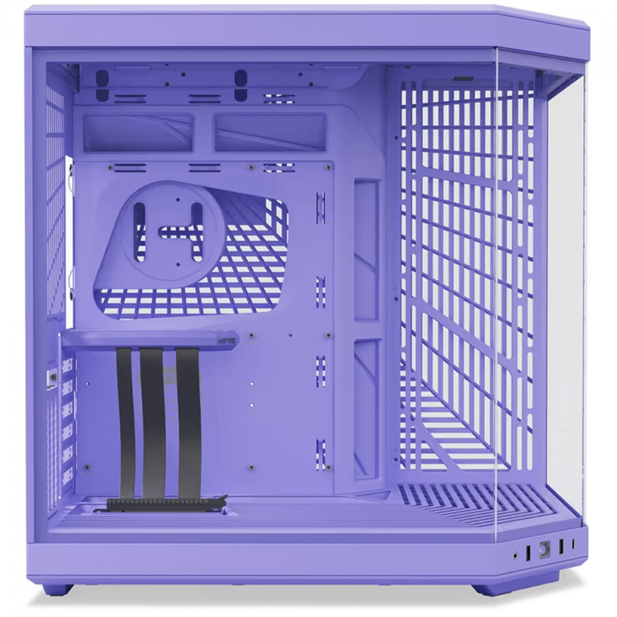 Gabinete Gamer Hyte Y70 Taro Milk, Mid Tower, Vidro Temperado, EATX, Sem Fans, Roxo, CS-HYTE-Y70-TM