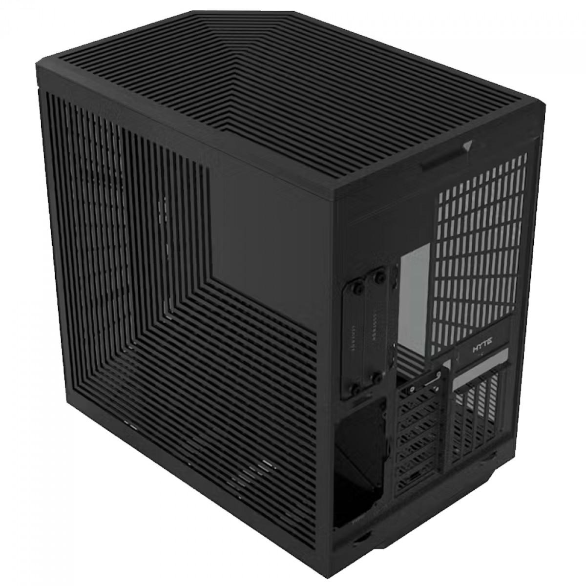 Gabinete Gamer Hyte Y70 Touch, Com Display 4K 14.1 Pol Touch, Mid Tower, Vidro Temperado, EATX, Sem Fans, Preto, CS-HYTE-Y70-B-L
