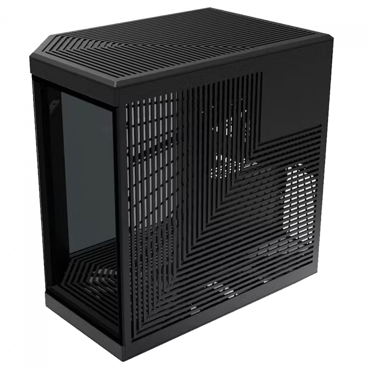 Gabinete Gamer Hyte Y70 Touch, Com Display 4K 14.1 Pol Touch, Mid Tower, Vidro Temperado, EATX, Sem Fans, Preto, CS-HYTE-Y70-B-L