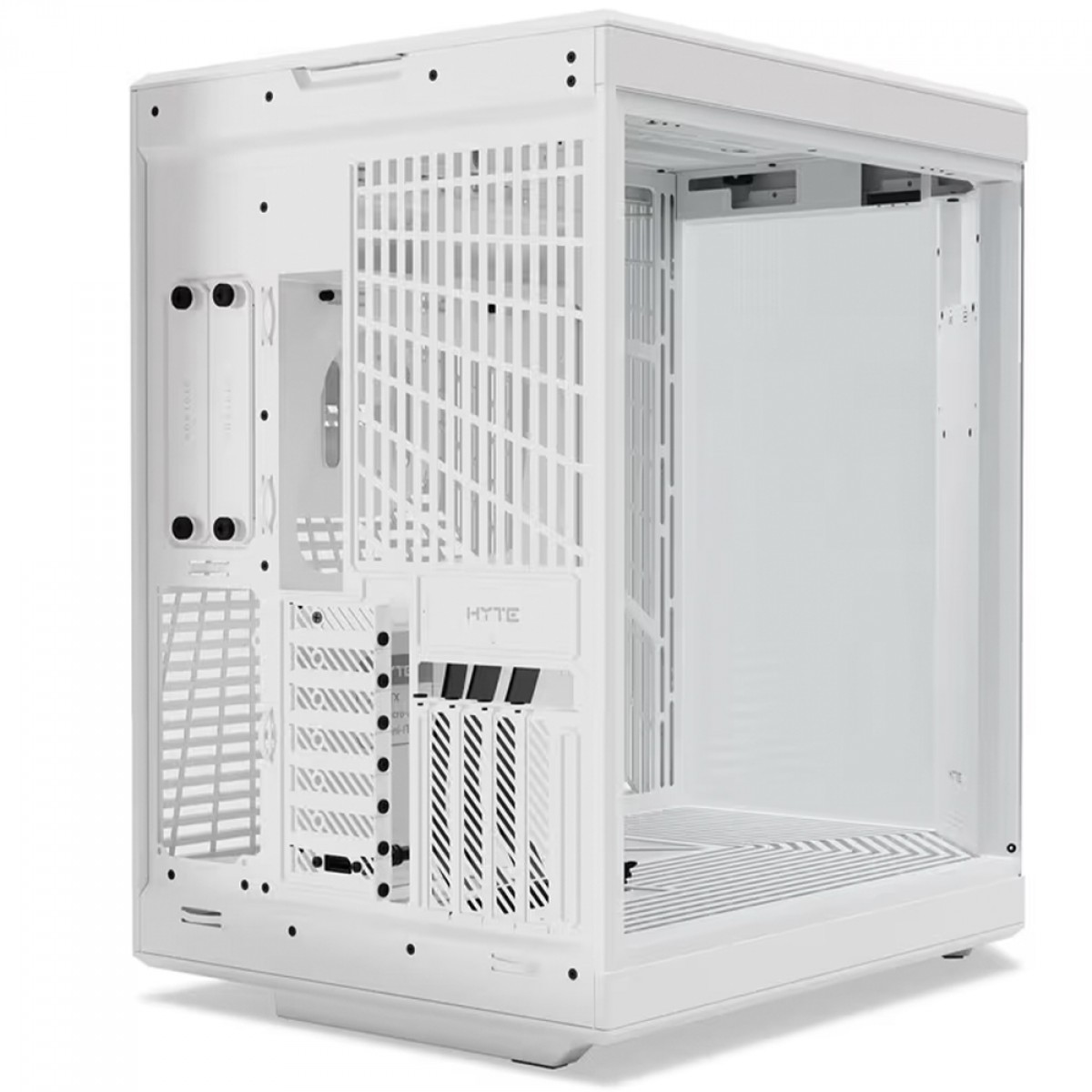 Gabinete Gamer Hyte Y70 Touch Infinite Snow White, Com Display 2.5K 14.9 Pol Touch, Mid Tower, Vidro Temperado, EATX, Sem Fans, Branco, CS-HYTE-Y70TTI-WW