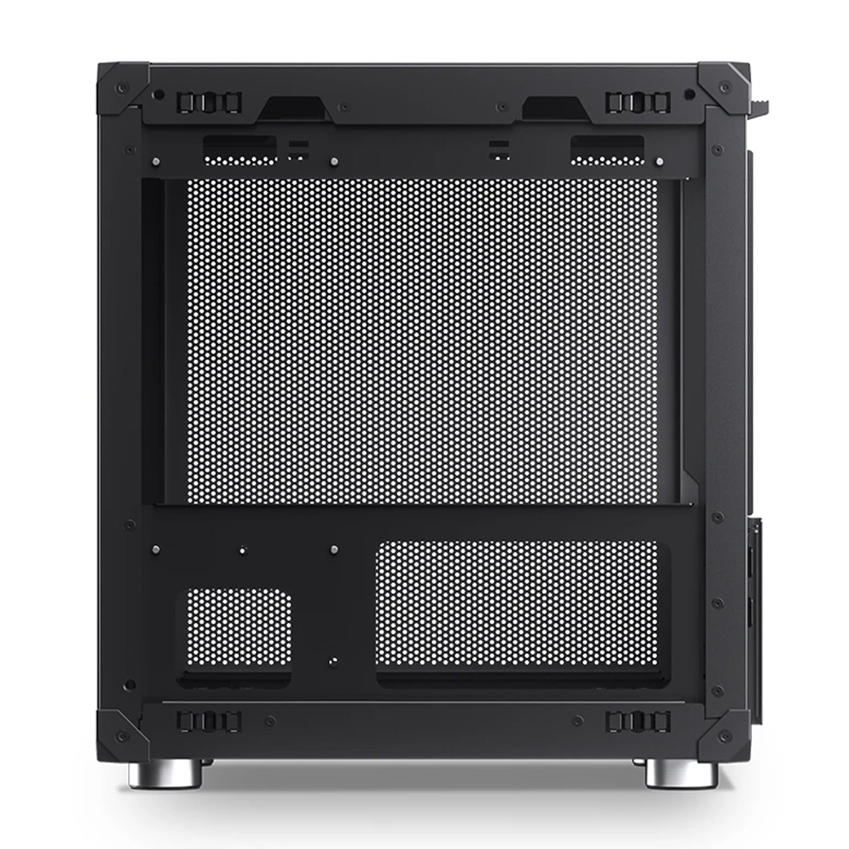 Gabinete Gamer Jonsbo C6 Black, Mini Tower, M-ATX, Sem Fonte, Sem Fans, Preto