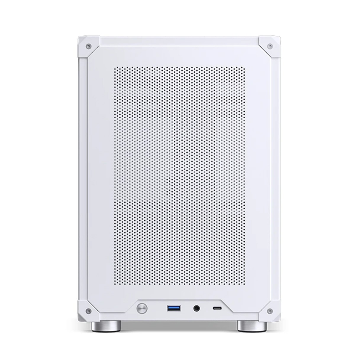 Gabinete Gamer Jonsbo C6 White, Mini Tower, M-ATX, Sem Fonte, Sem Fans, Branco