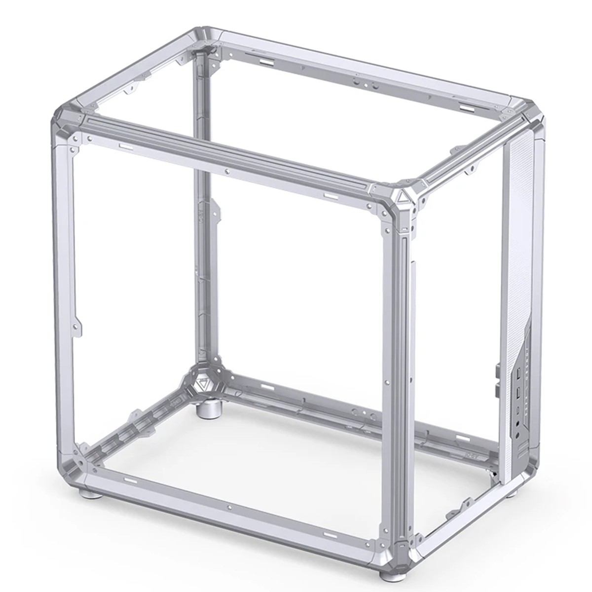 Gabinete Gamer Jonsbo X400 White, Mid Tower, Vidro Temperado, ATX, Sem Fonte, Sem Fans, Branco