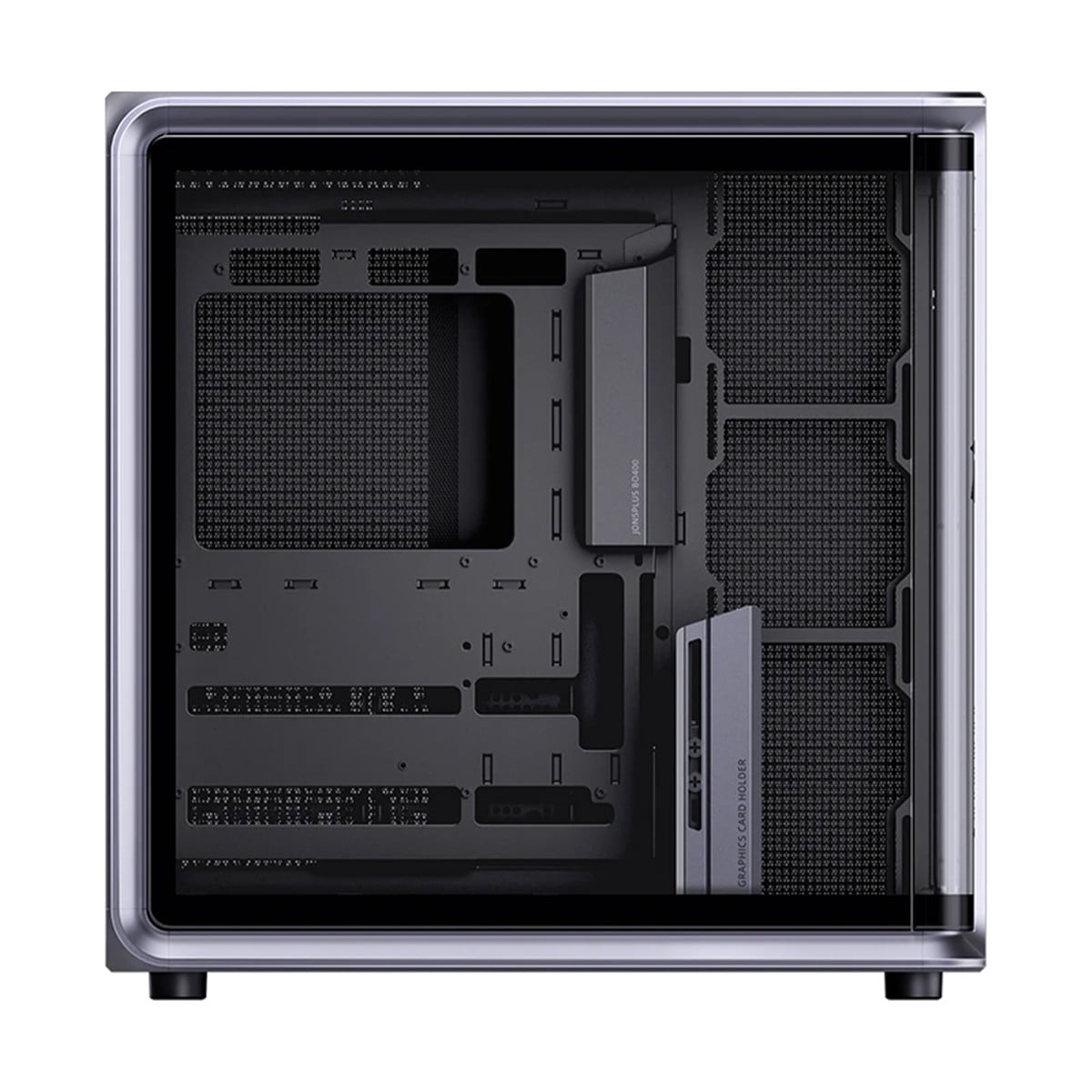 Gabinete Gamer Jonsbo/Jonsplus, Mid Tower, Vidro Temperado, ATX, Sem Fonte, Sem Fans, Cinza, BO400CG