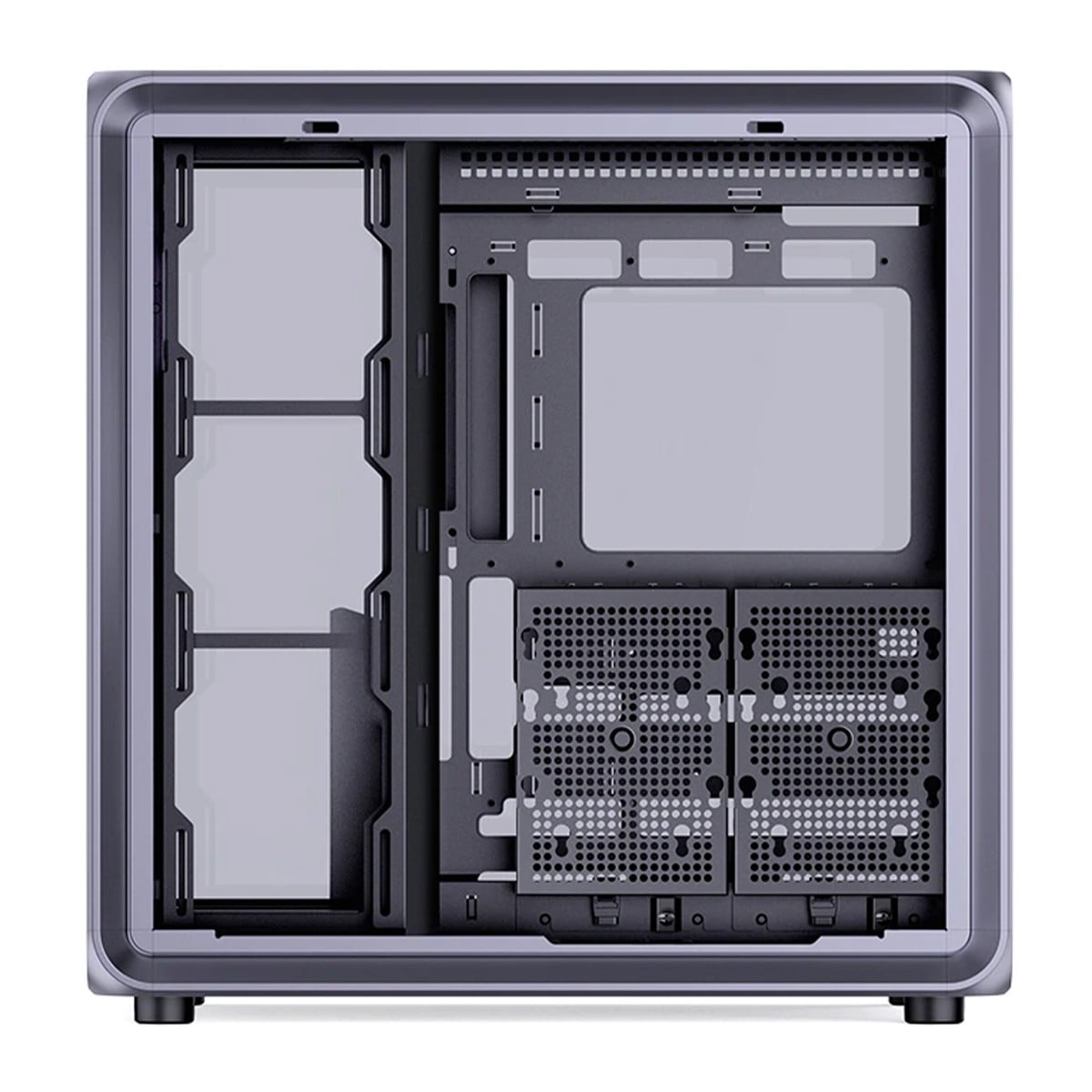 Gabinete Gamer Jonsbo/Jonsplus, Mid Tower, Vidro Temperado, ATX, Sem Fonte, Sem Fans, Cinza, BO400CG