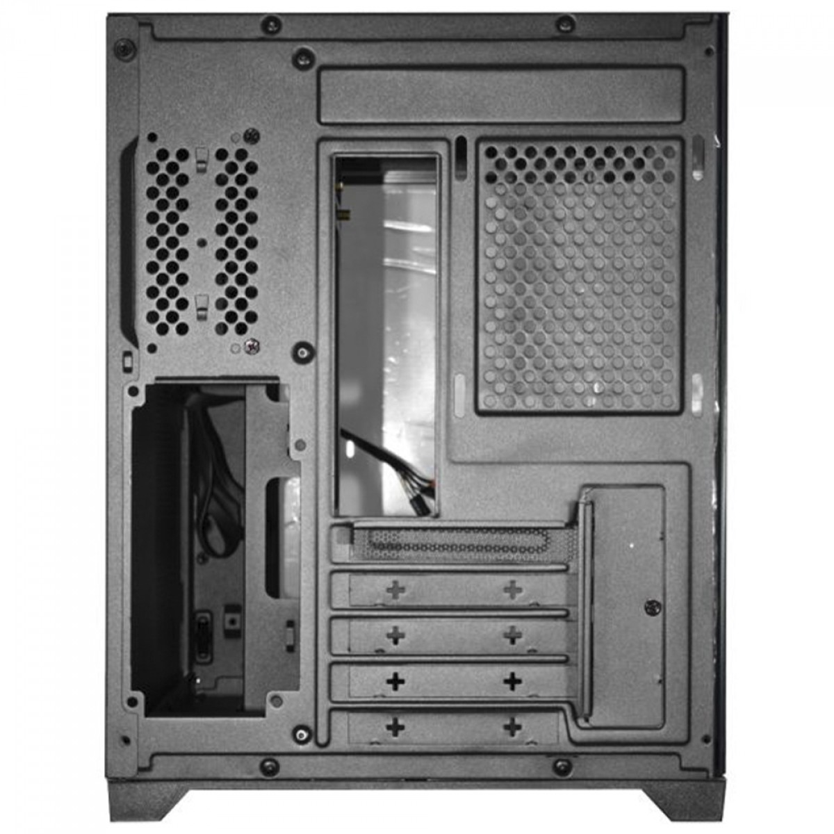 Gabinete Gamer K-MEX Aquário Curva CG-01AG, Mini Tower, Vidro Temperado, M-ATX, Sem Fan, Preto, CG01AGRH001CB0X
