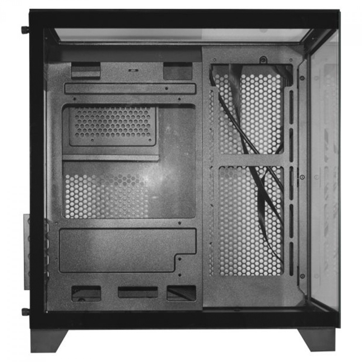 Gabinete Gamer K-MEX Aquario Visão CG-0725, Mid Tower, Vidro Temperado, m-ATX, Sem Fan, Preto, CG0725RH001CB0X - OPEN BOX