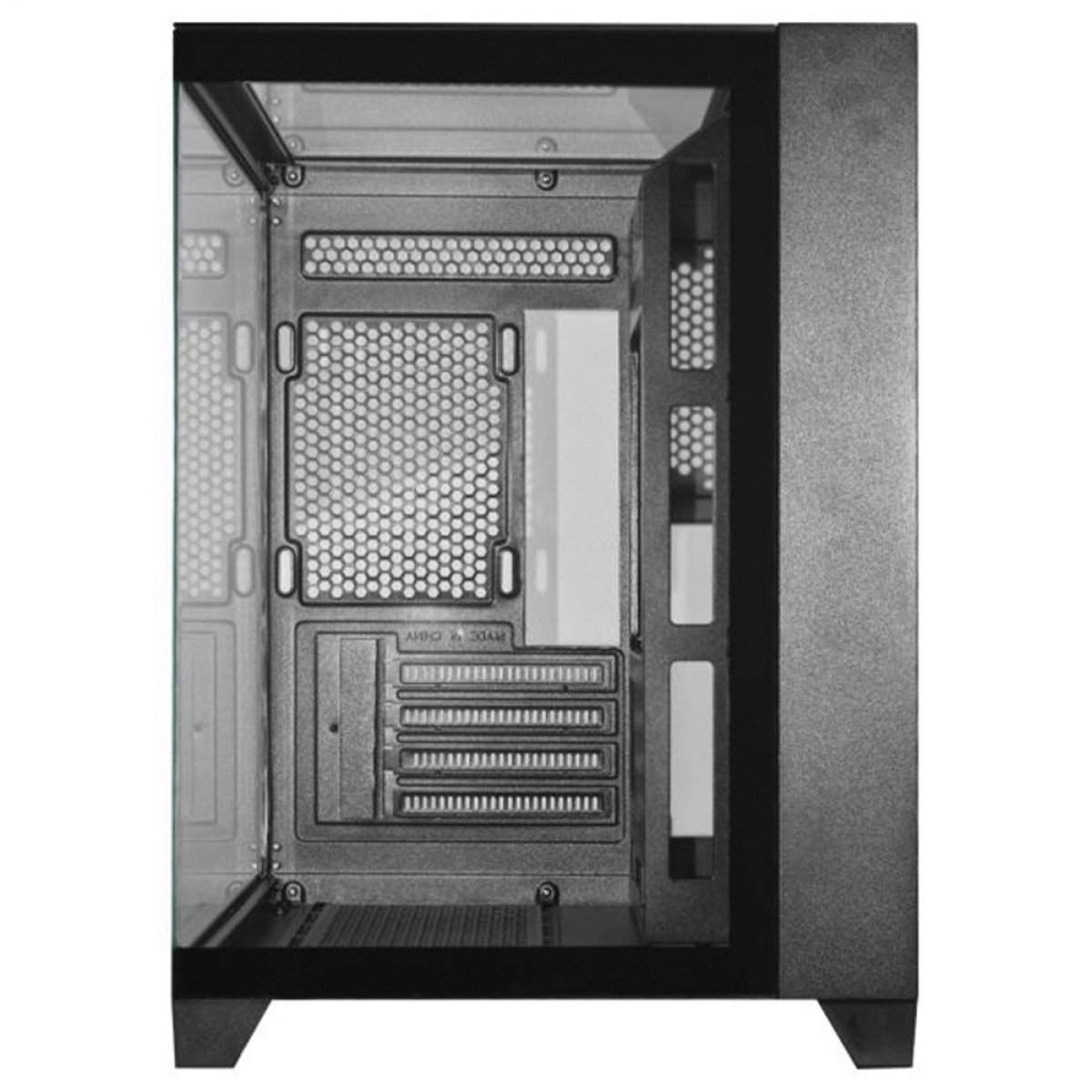 Gabinete Gamer K-MEX Aquario Visão CG-0725, Mid Tower, Vidro Temperado, m-ATX, Sem Fan, Preto, CG0725RH001CB0X - OPEN BOX