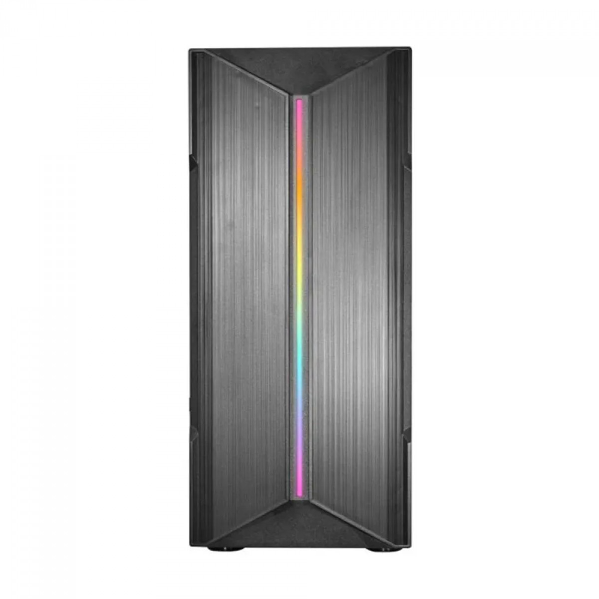 Gabinete Gamer K-MEX Demon II, RGB, Mid Tower, Lateral em Vidro, ATX, Sem Fonte, Sem Fan, Preto, CG06W5RH001CB0X
