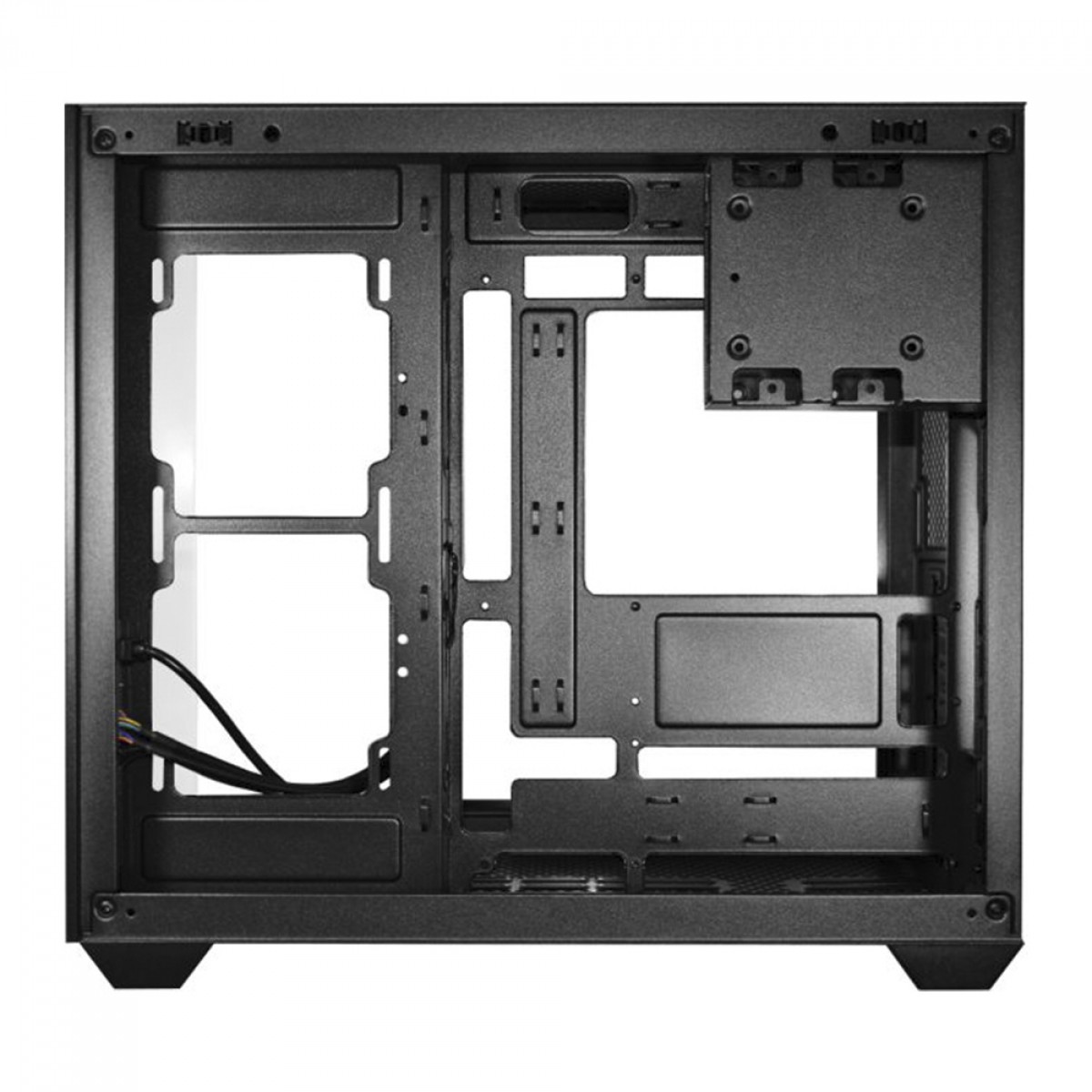 Gabinete Gamer K-MEX Hammerhead Shark, Mid Tower, Vidro Temperado, ATX, Black, Sem Fonte, Sem Fan, CGSYH6RH001CB0X