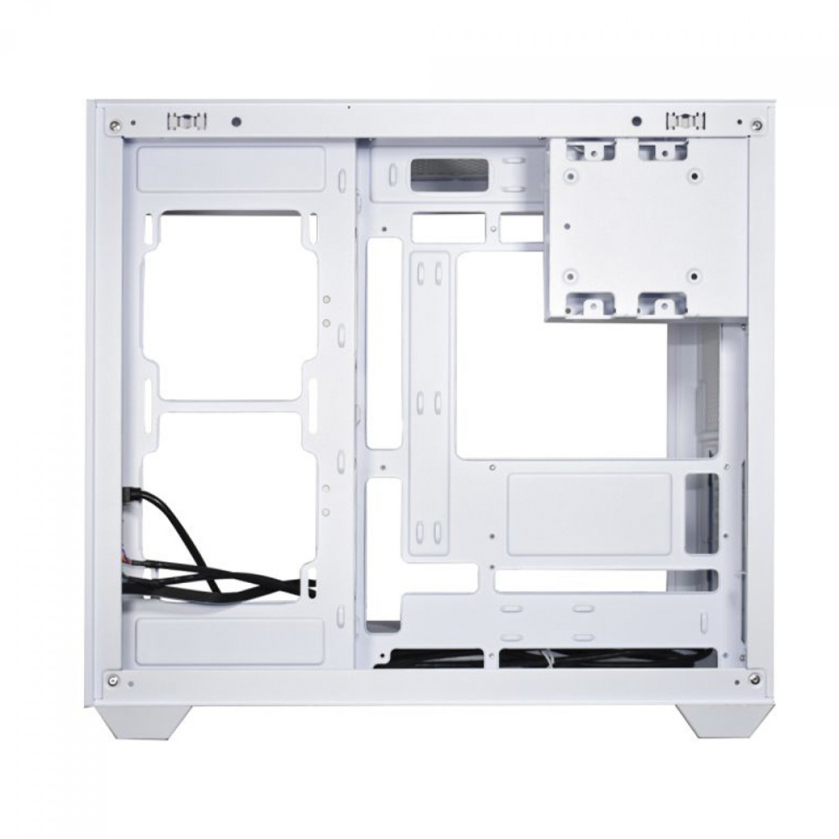 Gabinete Gamer K-MEX Hammerhead Shark, Mid Tower, Vidro Temperado, ATX, White, Sem Fonte, Sem Fan, CGWYH6RH002CB0X