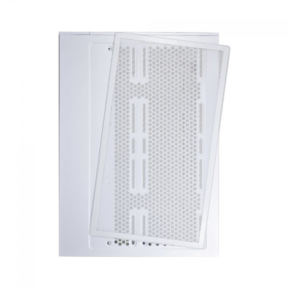 Gabinete Gamer K-MEX Hammerhead Shark, Mid Tower, Vidro Temperado, ATX, White, Sem Fonte, Sem Fan, CGWYH6RH002CB0X