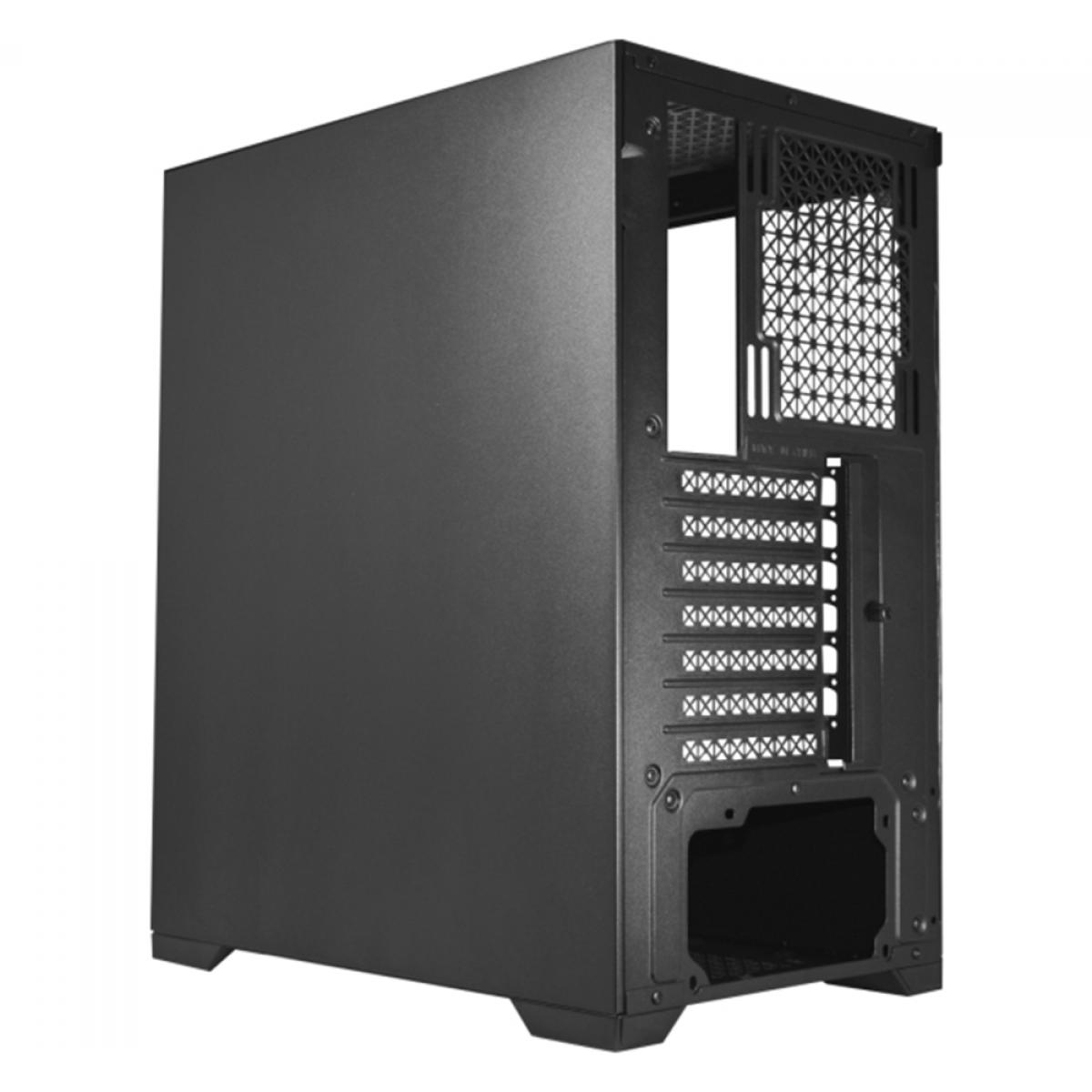 Gabinete Gamer K-MEX Poseidon CG-11G4, Mid Tower, Vidro Temperado, ATX, Black, Sem Fonte, Sem Fan, CG11G4RH0010B0X - Open Box