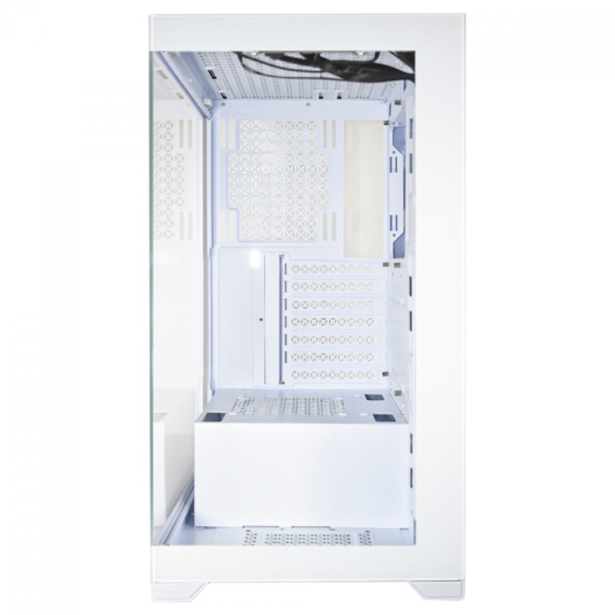 Gabinete Gamer K-MEX Poseidon II CG-W1F9, Mid Tower, Vidro Temperado, Micro-ATX, Sem Fan, Branco, CGW1F9RH002CB0X