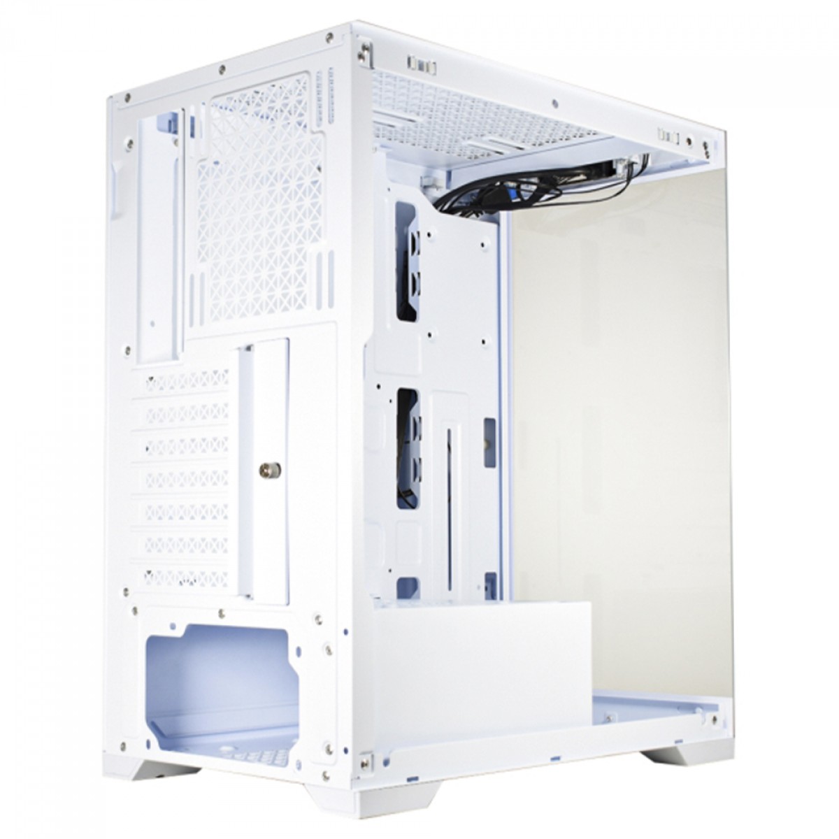 Gabinete Gamer K-MEX Poseidon II CG-W1F9, Mid Tower, Vidro Temperado, Micro-ATX, Sem Fan, Branco, CGW1F9RH002CB0X