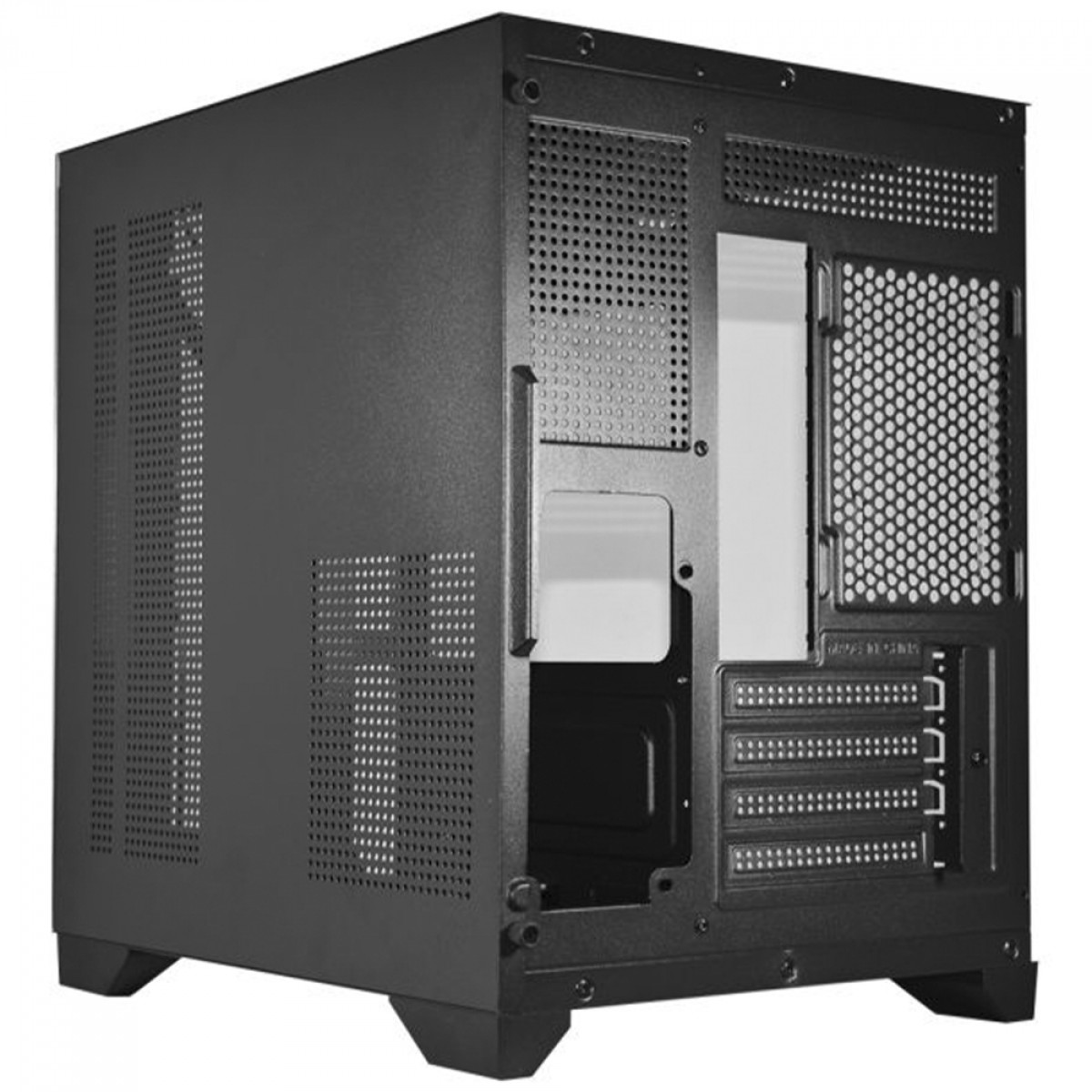 Gabinete Gamer K-MEX Space Aqua III, Black, Mini Tower, Vidro Temperado, M-ATX, Sem Fonte, Sem Fan, CG0524RH001CB0X