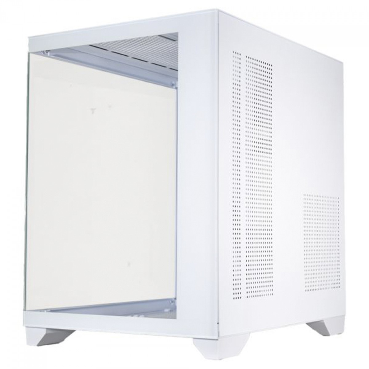 Gabinete Gamer K-MEX Space Aqua III, White, Mini Tower, Vidro Temperado, M-ATX, Sem Fonte, Sem Fan, CGW524RH002CB0X
