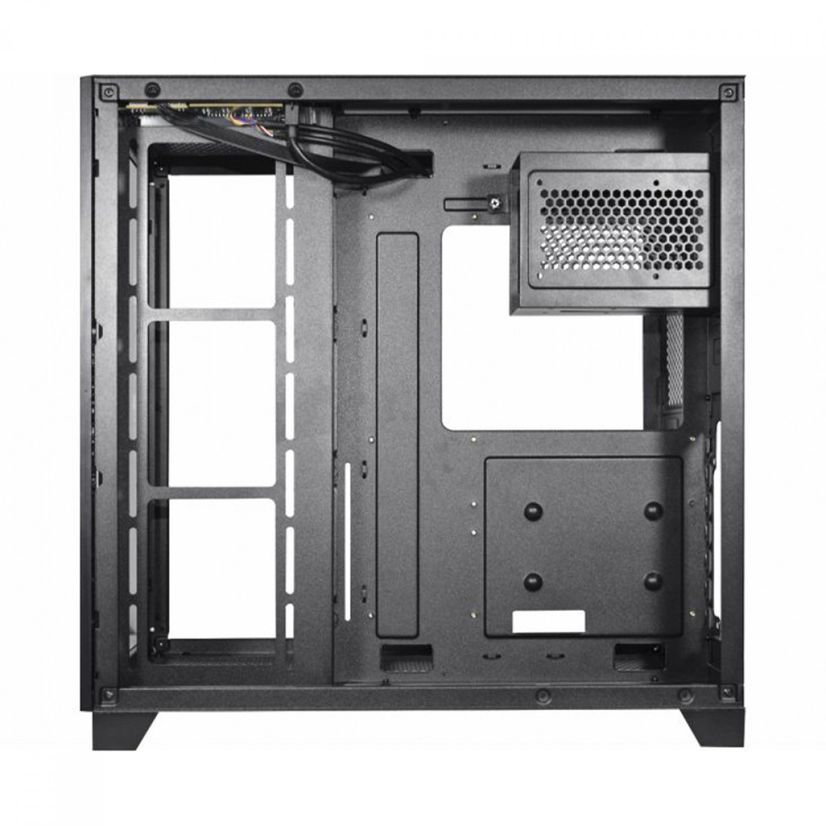 Gabinete Gamer K-MEX Space ATX, Mid Tower, Vidro Temperado, ATX, Black, Sem Fonte, Sem Fan, CGP2R4RH001CB0X