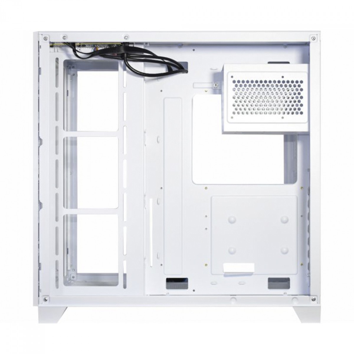 Gabinete Gamer K-MEX Space ATX, Mid Tower, Vidro Temperado, ATX, White, Sem Fonte, Sem Fan, CGW2R4RH002CB0X