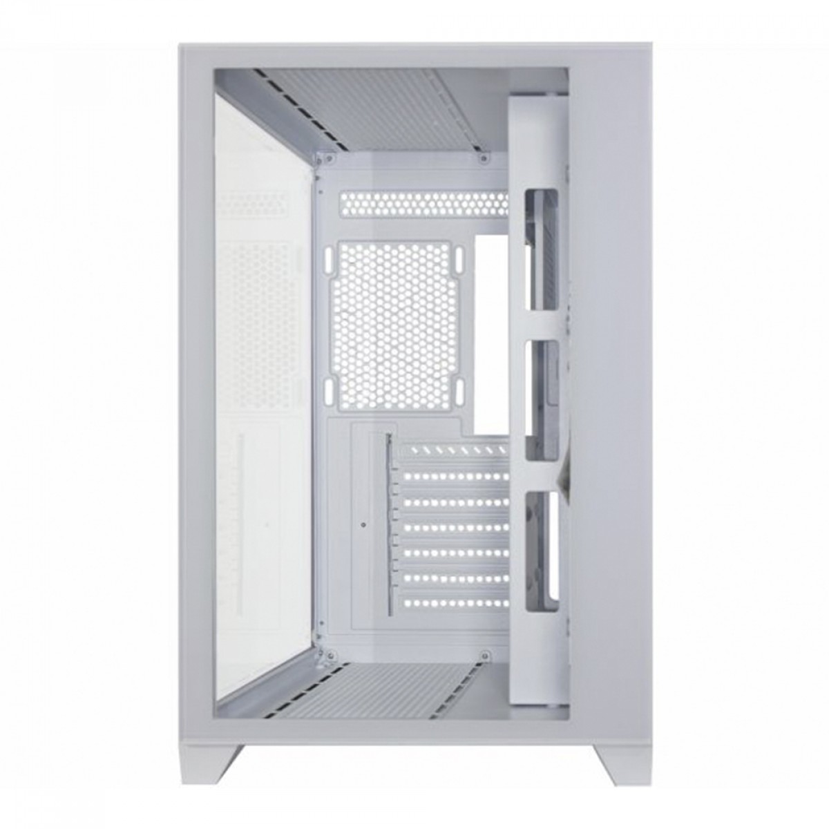 Gabinete Gamer K-MEX Space ATX, Mid Tower, Vidro Temperado, ATX, White, Sem Fonte, Sem Fan, CGW2R4RH002CB0X
