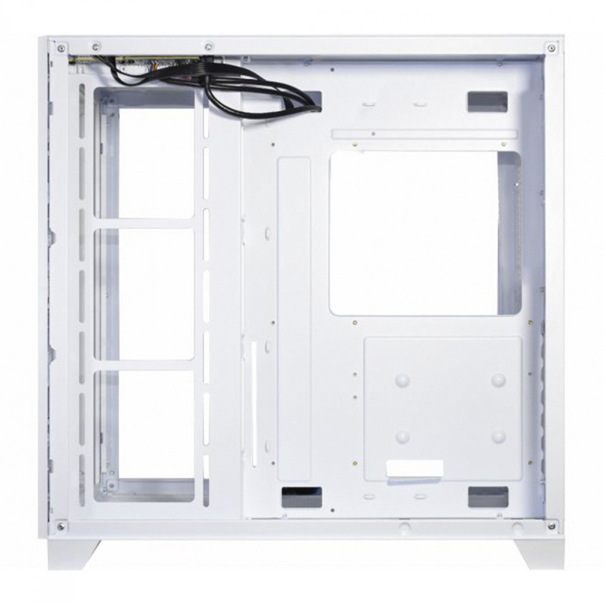 Gabinete Gamer K-MEX Space ATX, Mid Tower, Vidro Temperado, ATX, White, Sem Fonte, Sem Fan, CGW2R4RH002CB0X