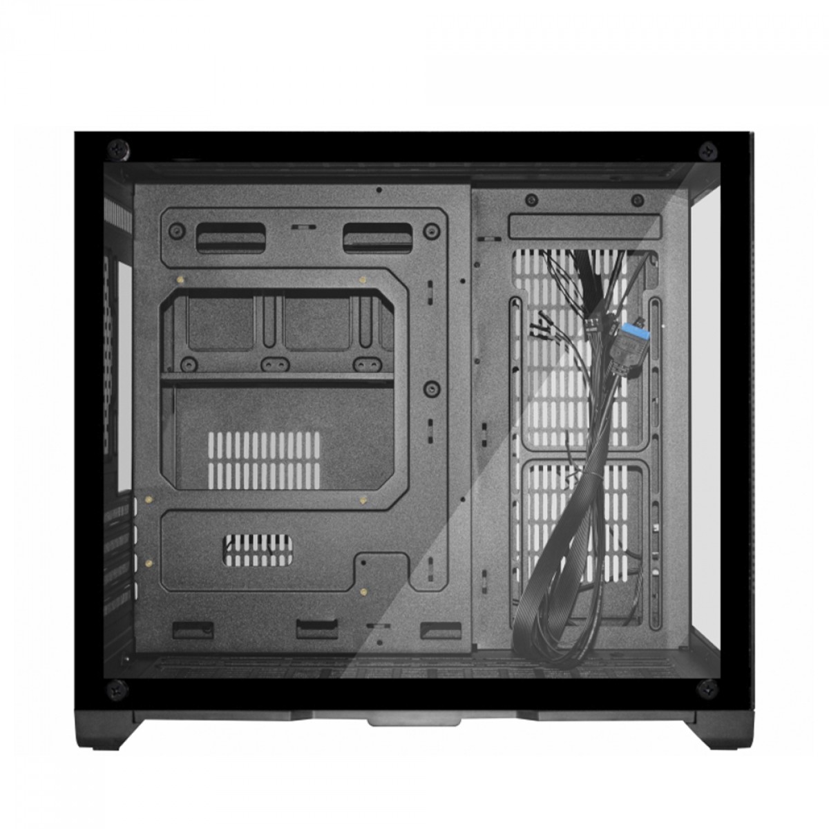 Gabinete Gamer K-MEX Space X, ARGB, Mini Tower, Vidro Temperado, M-ATX, Sem Fonte, Sem Fan, CG-412A