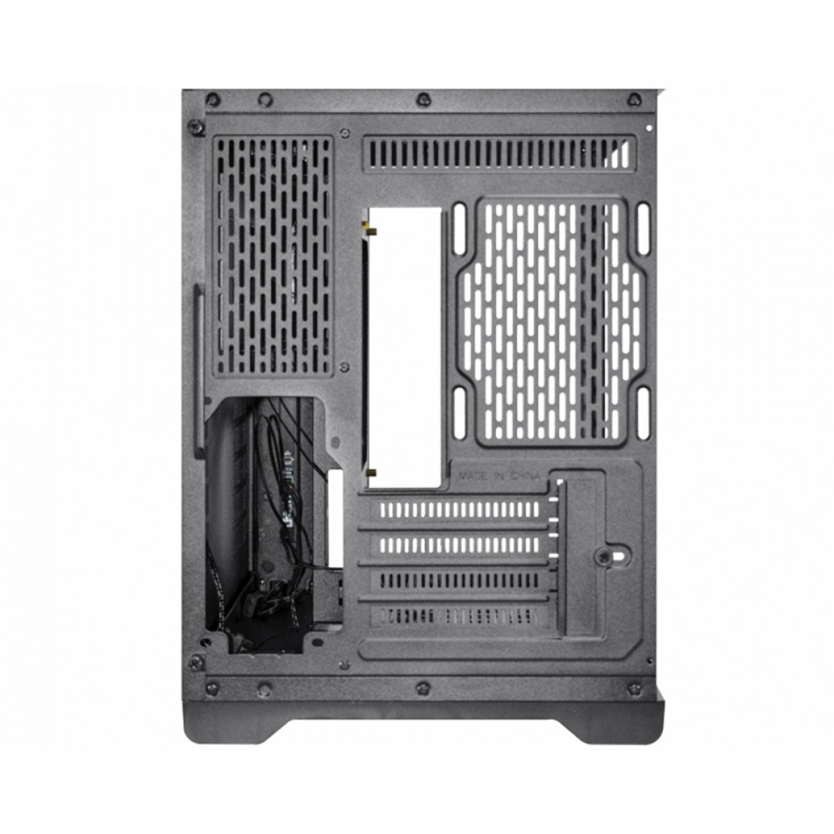 Gabinete Gamer K-MEX Space X, ARGB, Mini Tower, Vidro Temperado, M-ATX, Sem Fonte, Sem Fan, CG-412A