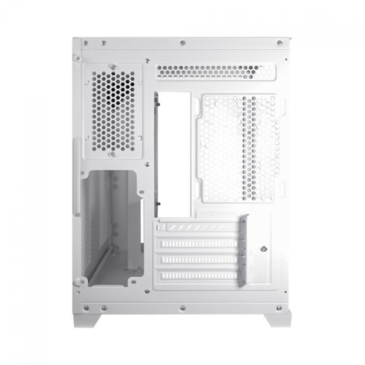 Gabinete Gamer K-MEX Space Y, Mini Tower, Vidro Temperado, M-ATX, White, Sem Fonte, Sem Fan, CGW13ARH001CB0X
