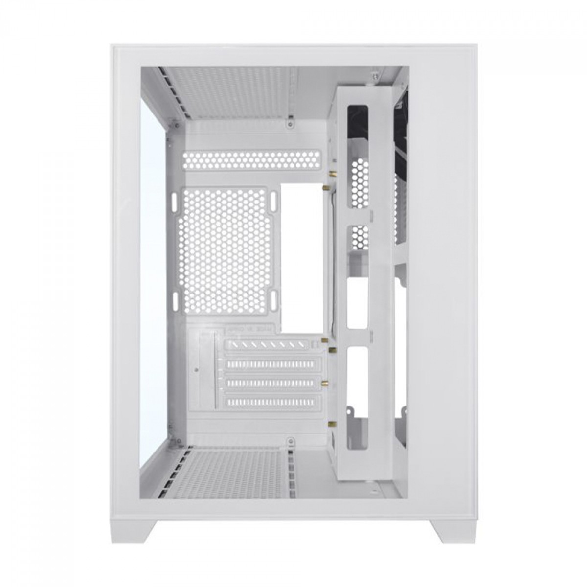 Gabinete Gamer K-MEX Space Y, Mini Tower, Vidro Temperado, M-ATX, White, Sem Fonte, Sem Fan, CGW13ARH001CB0X