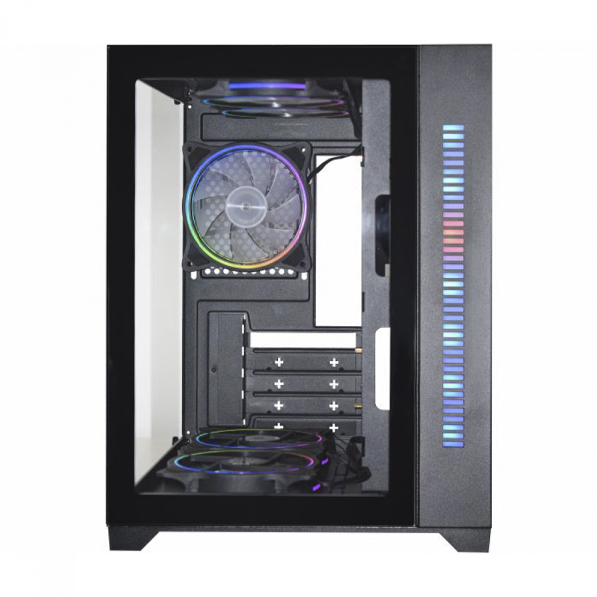 Gabinete Gamer K-MEX Space Z1, ARGB, Mini Tower, Vidro Temperado, M-ATX, Sem Fonte, Sem Fan, CG-02AD