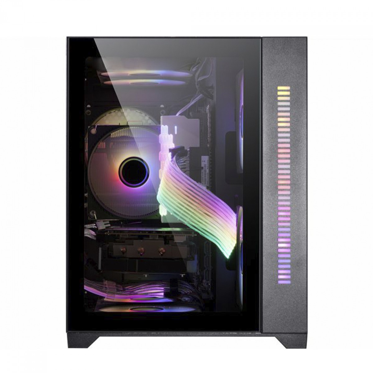 Gabinete Gamer K-MEX Space Z1, ARGB, Mini Tower, Vidro Temperado, M-ATX, Sem Fonte, Sem Fan, CG-02AD