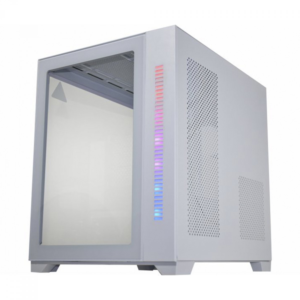 Gabinete Gamer K-MEX Space Z1, White, ARGB, Mini Tower, Vidro Temperado, M-ATX, Sem Fonte, Sem Fan, CG-W2AD