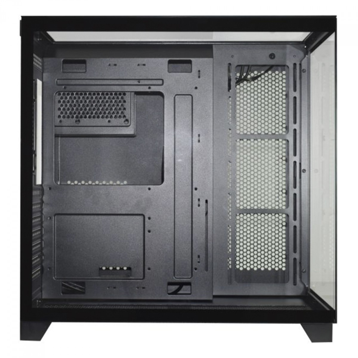 Gabinete Gamer K-MEX Tiger Shark, Aquario, Mid Tower, Vidro Temperado, ATX, Black, Sem Fonte, Sem Fan, CG04J1RH001CB0X