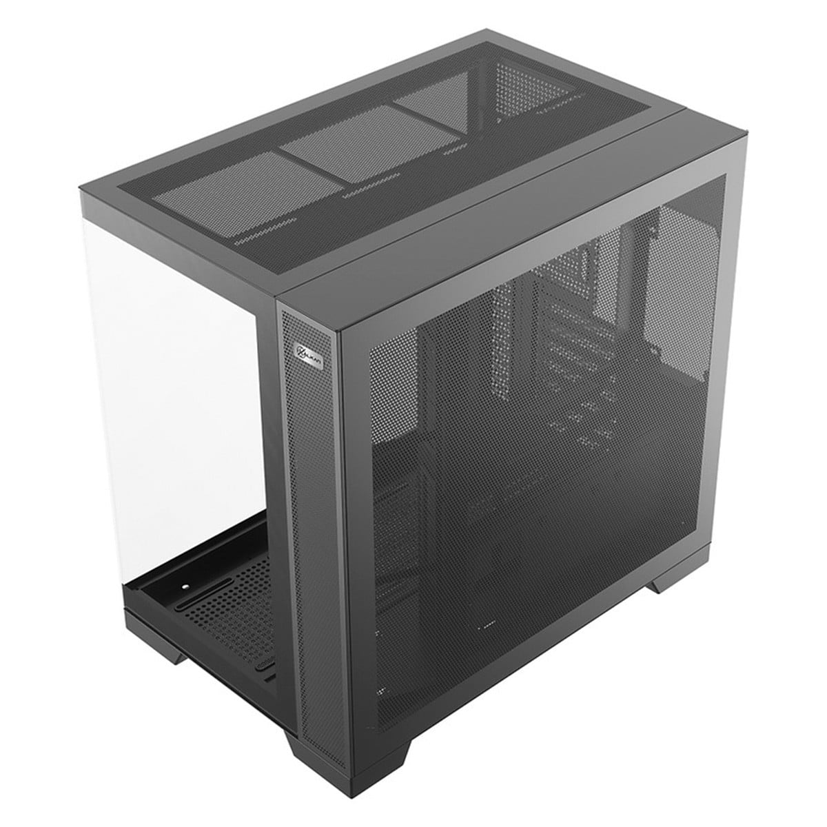 Gabinete Gamer Kalkan Asgard Evo, Mid Tower, Vidro Temperado, ATX, Sem Fonte, Sem Fans, Preto, KLK084