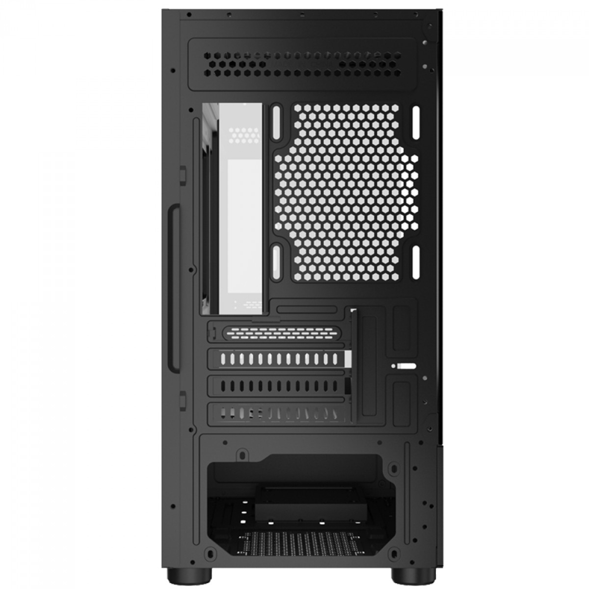Gabinete Gamer Kalkan Avalon, Mid Tower, Vidro Temperado, mATX, Sem Fonte, Sem Fans, Preto, KLK00036