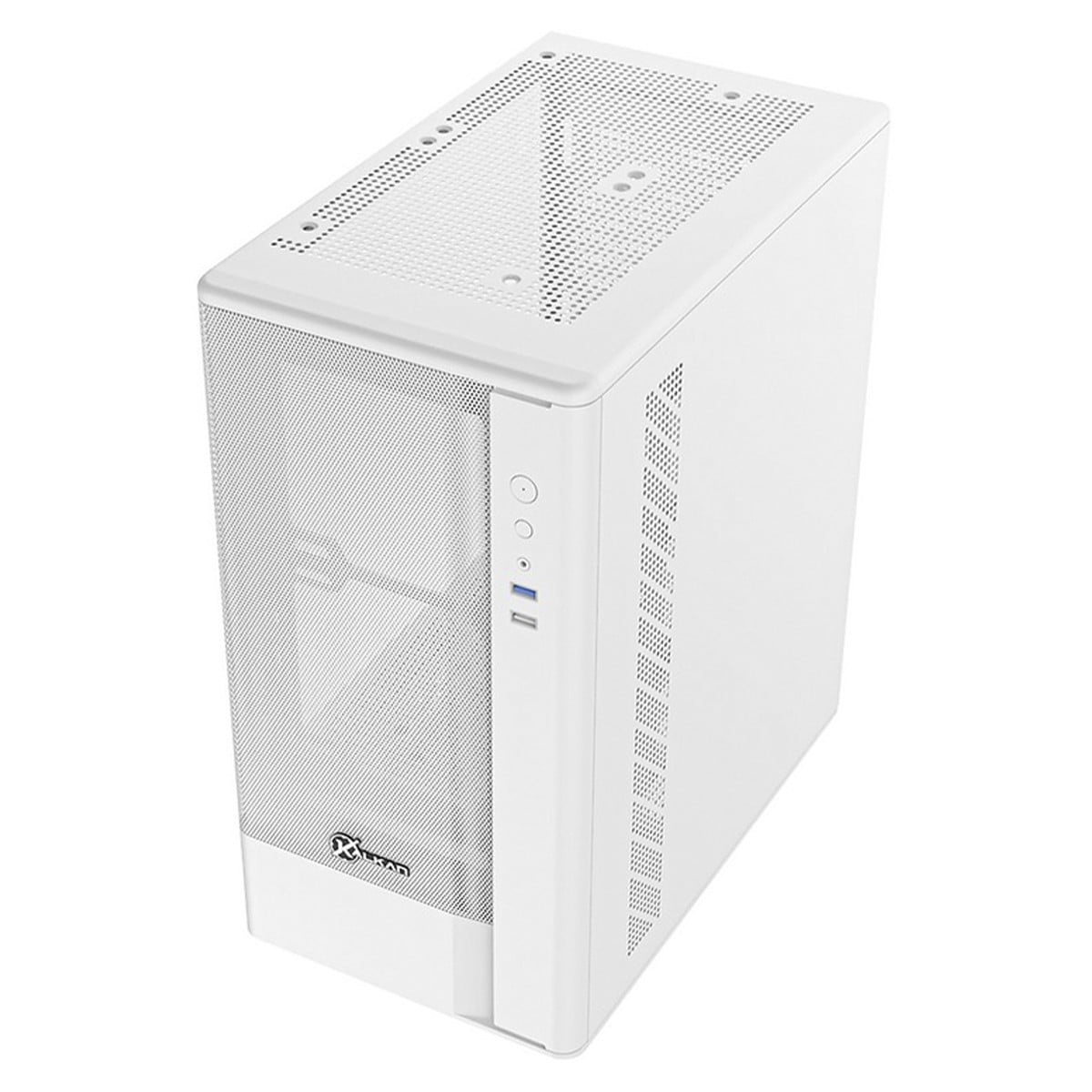 Gabinete Gamer Kalkan Avalon Pro V2, Mid Tower, Vidro Temperado, M-ATX, Sem Fonte, Sem Fans, Branco, KLK00075